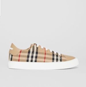 Burberry Vintage Check and Leather Sneaker